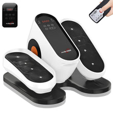 Load image into Gallery viewer, HJDFGSS Under Desk Elliptical Machine, Electric Leg Exerciser While Sitting for Seniors with Remote Control, Quiet Portable Seated Pedal Exerciser, Auto & Manual Mode, 10 Speeds for Home Office(White)
