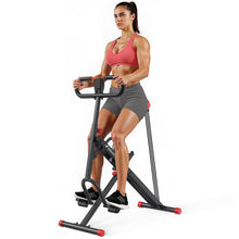 Load image into Gallery viewer, Squat Machine, MERACH R07 2 in 1 Squat Rowing Machine - Red