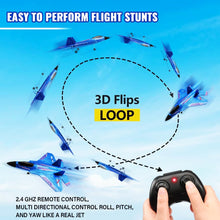 Load image into Gallery viewer, F-22 Raptor Fighter RC Airplane Remote Control Airplane Toys 2.4 GHZ Smart 6-axis Gyro