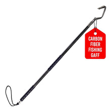 Load image into Gallery viewer, Rite Angler Fishing Gaff Hook - Carbon Fiber - Black