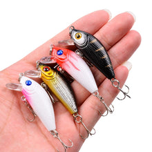 Load image into Gallery viewer, Aorace 56pcs Fishing Lures Large Hard Bait Minnow VIB Lure with Treble Hook Life-Like Swimbait Fishing Bait Popper Crankbait Vibe Sinking Lure for Bass Trout Walleye Redfish