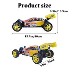Load image into Gallery viewer, 1/10 4WD Off Road Nitro Buggy, Dual Speed 90KM/H Oil-Powered Remote Control Car, Dual Ball Head Racing for Adults Fuel RC Crawler Truck