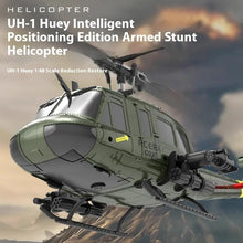 Load image into Gallery viewer, 1/48 RC Helicopter for Adults, RC ERA C032 UH-1 Huey 2.4G 6CH Gyro Stabilized Remote Control Aircraft with Altitude Hold & Optical Flow