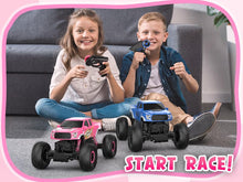 Load image into Gallery viewer, Double E Raptor F150 RC Car 4WD 2 Motors Monster Trucks for Girls, 11 Inches Off Road Crawler Vehicle Truck Toy-Pink