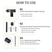 Load image into Gallery viewer, WIGERLON Golf Recording Stick,Irangesports Stick Golf Tripod Golf Phone Camera Stick Golf Monopod