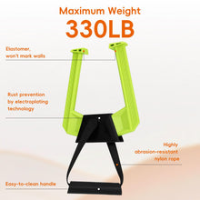 Load image into Gallery viewer, Portable Pull Up Bar for Doorway - Green and Black