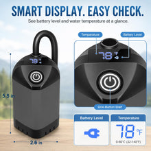Load image into Gallery viewer, Portable Shower for Camping, 7800mAh Rechargeable Camping Shower