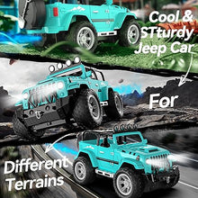 Load image into Gallery viewer, DEERC Remote Control Car with Fog Mist & Music, 1:16 Remote Control Truck for Boys