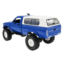 Load image into Gallery viewer, 1/16 RC Rock Crawler 4x4 Truck with 3 Upgraded 1200mah Battery 2.4GHz Remote Control Off-Road Pick-up RTR for Men (Blue)