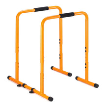 Load image into Gallery viewer, OLIXIS Dip Bar, Adjustable Heavy Duty Dip Bar Station - Warm Yellow