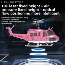 Load image into Gallery viewer, NBJIALIN RC ERA C032 UH-1 Huey Helicopter - Remote Control Helicopters for Adult, 1/48 Sacle 2.4G 6CH Gyro Stabilized Aircraft with Altitude Hold & Optical Flow,3D Stunt Drone (Pink)
