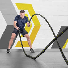 Load image into Gallery viewer, FORZA 30ft, 40ft and 50ft Battle Rope – 1.5ft & 2-inch-Thick, Premium Quality Weighted Gym Rope for Fitness, Strength Training, Crossfit and More (30ft, 1.5 inch)