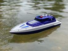 Load image into Gallery viewer, RTR Remote Control Coast Guard Boat 1/28 Scale Electric RC Sail Boat 4CH RC Watercraft 15km/h on Lake Pool for Boy Kids 8y+