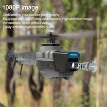 Load image into Gallery viewer, Drone with 1080P HD Wide-Angle Camera, RC Military Helicopter, 2.4G 4CH Aerial Vehicle Reconnaissance with WiFi Live Video (3 Batteries)