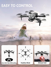 Load image into Gallery viewer, Cool Mini Drone with Camera for Kids Adults Beginners, 1080P FPV Camera Remote Control Drone for Kids with 3 Batteries, One-Click Take Off/Landing