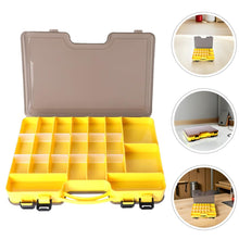 Load image into Gallery viewer, 2pcs Double Sided Plastic Fishing Tackle Box and Lock