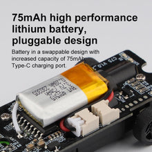 Load image into Gallery viewer, Turbo Racing 1:76 Scale Sport RC Car with Full Proportional RTR 2.4GHZ Remote Control with 2 Replaceable Body Shell (C75 Black)