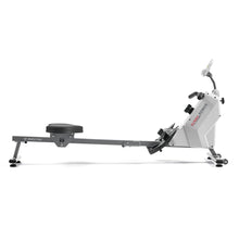 Load image into Gallery viewer, Sunny Health & Fitness Smart Compact Magnetic Rowing Machine - Black