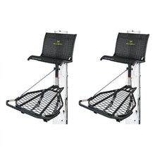 Load image into Gallery viewer, Hawk 2 Pack Hang-On Deer Hunting Tree Stand with XL Seat and Platform, Kickback LVL