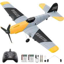 Load image into Gallery viewer, HAWK'S WORK 3 Channel RC Plane BF-109, Remote Control Airplane Ready to Fly