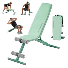Load image into Gallery viewer, SPORTSOUL 880LB Weight Bench for Home Gym, 8-Position Backrest Adjustable Workout Bench for Strength Training – Incline Decline Flat, Foldable & Compact for Small Space Apartment Room Garage