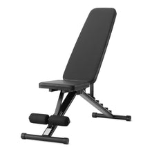 Load image into Gallery viewer, Amazon Basics Adjustable Workout Weight Bench Press, Foldable for Home Gym, Supports up to 660 Pounds, Black
