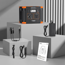 Load image into Gallery viewer, GRECELL Portable Power Station 330W, 230.88Wh Solar Generator