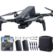 Load image into Gallery viewer, 3 Axis Brushless Gimbal GPS Drones With Camera For Adults 4K, FPV Drone, 8K Image, 4K/30FPS Video, 48MP Photo, 80 Min Flight