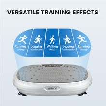 Load image into Gallery viewer, EILISON FitMaxx 3D XL Vibration Plate Exercise Machine - Whole Body Workout Vibration Platform w/Loop Bands - Lymphatic Drainage Machine for Weight Loss, Shaping, Recovery (Fitpro Silver)