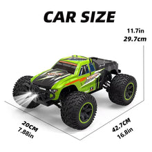 Load image into Gallery viewer, 1:10 Remote Control Car for Kids Adults,55km/h High Speed Monster Trucks 4x4 Off-Road Hobby Fast RC Car, 2.4GHz 4WD All Terrain