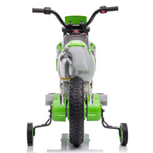 Load image into Gallery viewer, Kids Motorcycle Dirt Bike, 12V7AH Battery-Powered Ride On Motorcycle for Kids, Off-Road Street Bike, Green