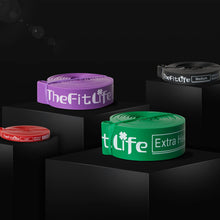 Load image into Gallery viewer, TheFitLife Pull Up Assistance Bands- Resistance Bands for Working Out- Red/Black/Purple/Green