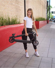 Load image into Gallery viewer, Electric Scooter, 350W Peak Motor, 13 MPH, 10.6 Mile Range, Foldable, Lightweight, UL 2272 Certified, Dual Braking System