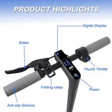 Load image into Gallery viewer, Electric Scooter, Powerful 350W Adult Electric Scooter, Up to 19Mph and 8.5" Solid Tires, with Dual Braking System
