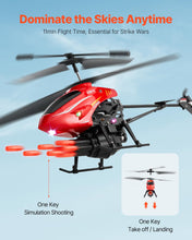 Load image into Gallery viewer, RC Helicopter, 2.4GHz Flying Remote Control Helicopter with Shooting Mode, 3.5 Channel RC Airplane for Kid, Altitude Hold