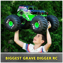 Load image into Gallery viewer, Monster Jam, Official Mega Grave Digger All-Terrain Remote Control Monster Truck