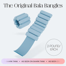 Load image into Gallery viewer, Bala Bangles Wrist & Ankle Weights for Women & Men - 2 lb Adjustable Weighted Bands - Sea