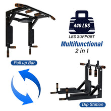 Load image into Gallery viewer, BDL Wall Mounted Pull Up Bar