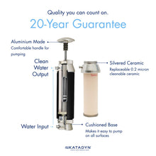 Load image into Gallery viewer, Katadyn Pocket Ceramic Hand Pump Water Filter