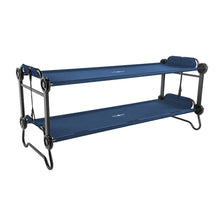 Load image into Gallery viewer, Disc-O-Bed Large Convertible 2 Person Bench & Double Camping Cot, Navy
