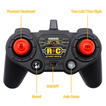 Load image into Gallery viewer, RC Semi Truck with Trailer, 1:24 RC Semi-Trailer Engineering Tractor with Sound and Lights, 2.4Ghz Remote Control Flatbed Truck