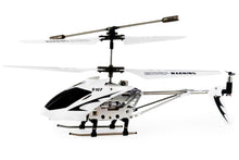Load image into Gallery viewer, S107G 3 Channel RC Helicopter with Gyro, White and silver