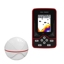 Load image into Gallery viewer, Keenso Wireless Sonar Fish Finder, Portable Handheld Depth Finder with 2.6 Inch Color Screen, 125KHz Smart Ultrasonic Technology for Kayak Boat Fishing (125KHz F13)