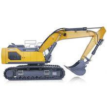 Load image into Gallery viewer, 1/14 RC Hydraulic Excavator Crawler Ready to Run for 945 Construction Vehicle Model Metal Bucket FS I6S Radio Motor Servo Lights Painted Yellow
