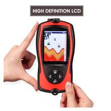 Load image into Gallery viewer, LCD FF1108-1CT 2.4 100M/300FT Portable Wireless Sonar Fish Finder