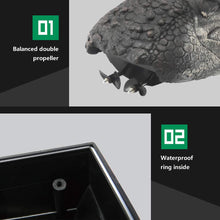 Load image into Gallery viewer, V005 RC Boat 2.4G Remote Control Electric Racing Boat for Pools with Simulation Crocodile Head Spoof Toy