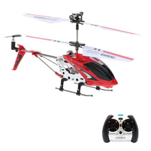 Load image into Gallery viewer, Remote Control Helicopter, S107/S107G RC Helicopter for Kids and Adults, 3 Channel Mini Helicopter with Gyro for Boys and Girls (Red)