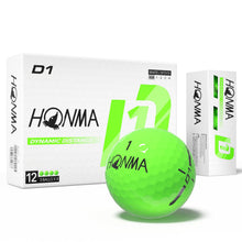 Load image into Gallery viewer, Honma D1 Distance Golf Balls, Green, 1 Dozen
