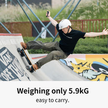 Load image into Gallery viewer, Electric Skateboard with Remote, Top Speed 22 Mph, 7.5 Miles Range, Built-in RGB Ambient Lights, Surf Skateboard Mini Cruiser