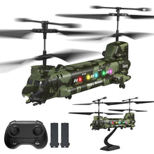 Load image into Gallery viewer, Army Chinook Remote Control Helicopter, LM19-D Military Transport RC Helicopter